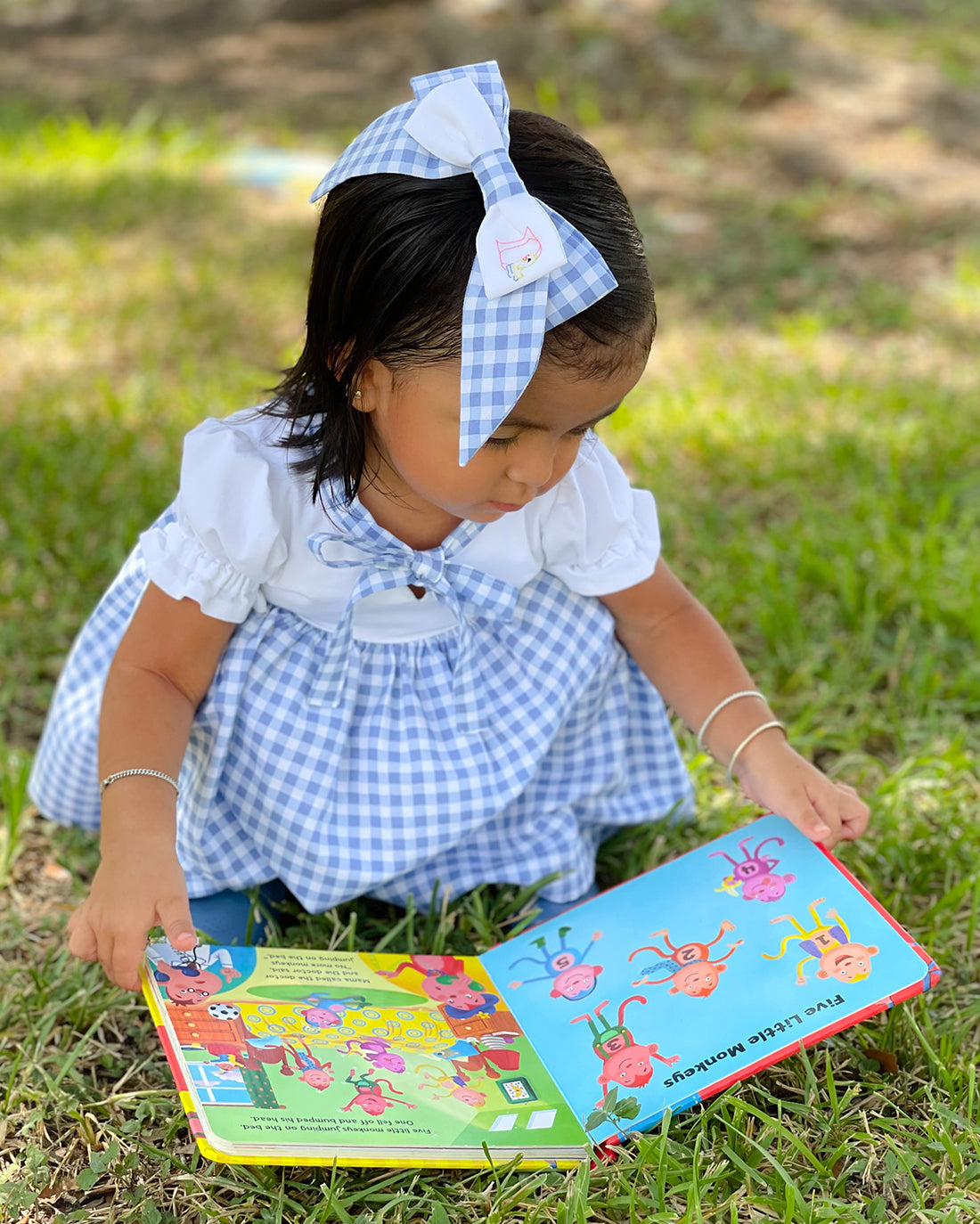 Freesia Double Sailor Hair Bow Sewing Pattern | Sunflower Seams Pattern Company | Digital PDF Sewing Pattern