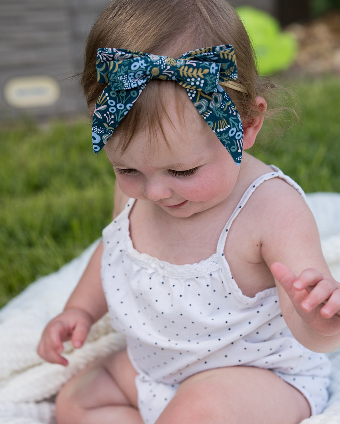 Freesia Double Sailor Hair Bow Sewing Pattern | Sunflower Seams Pattern Company | Digital PDF Sewing Pattern