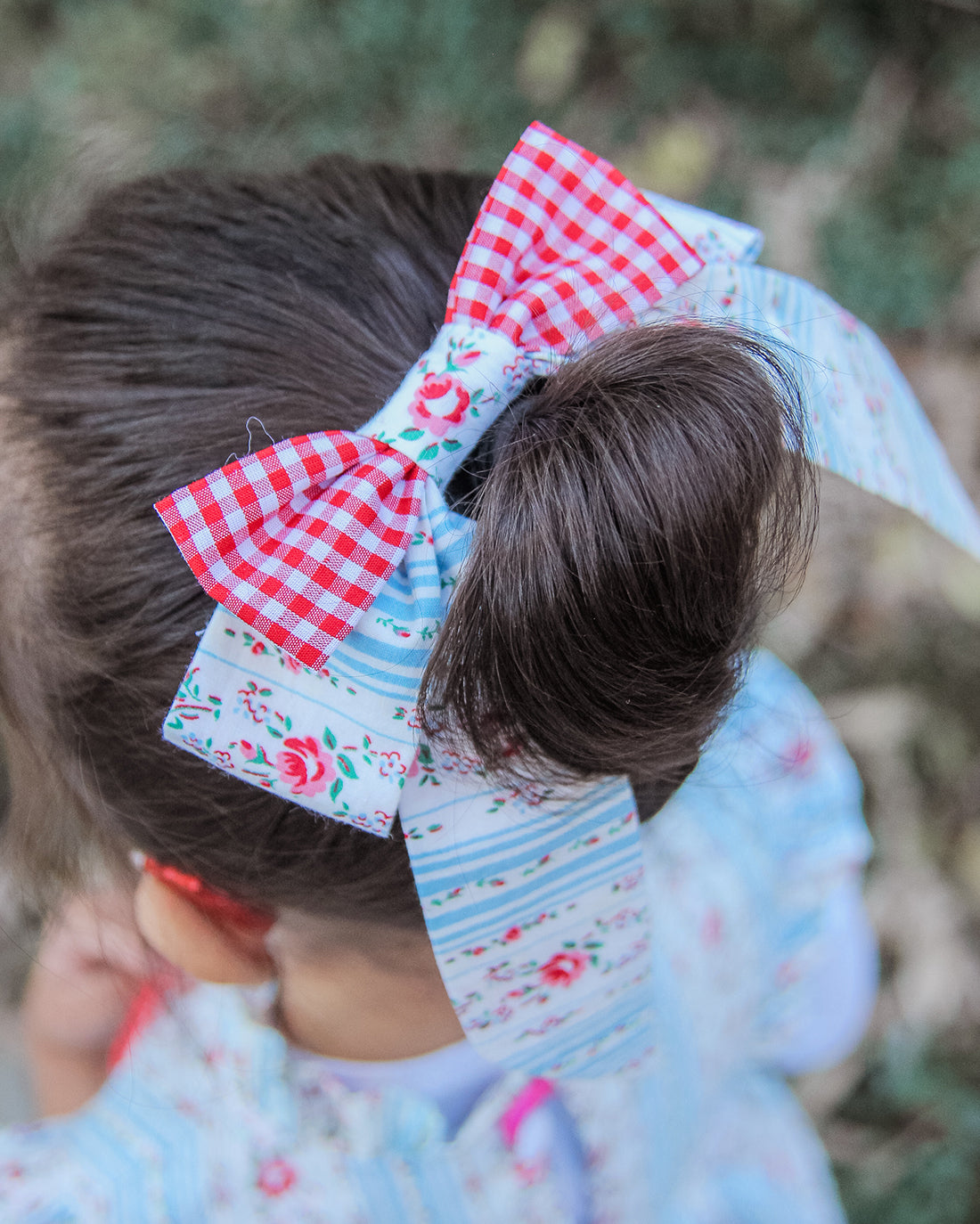 Freesia Double Sailor Hair Bow Sewing Pattern | Sunflower Seams Pattern Company | Digital PDF Sewing Pattern