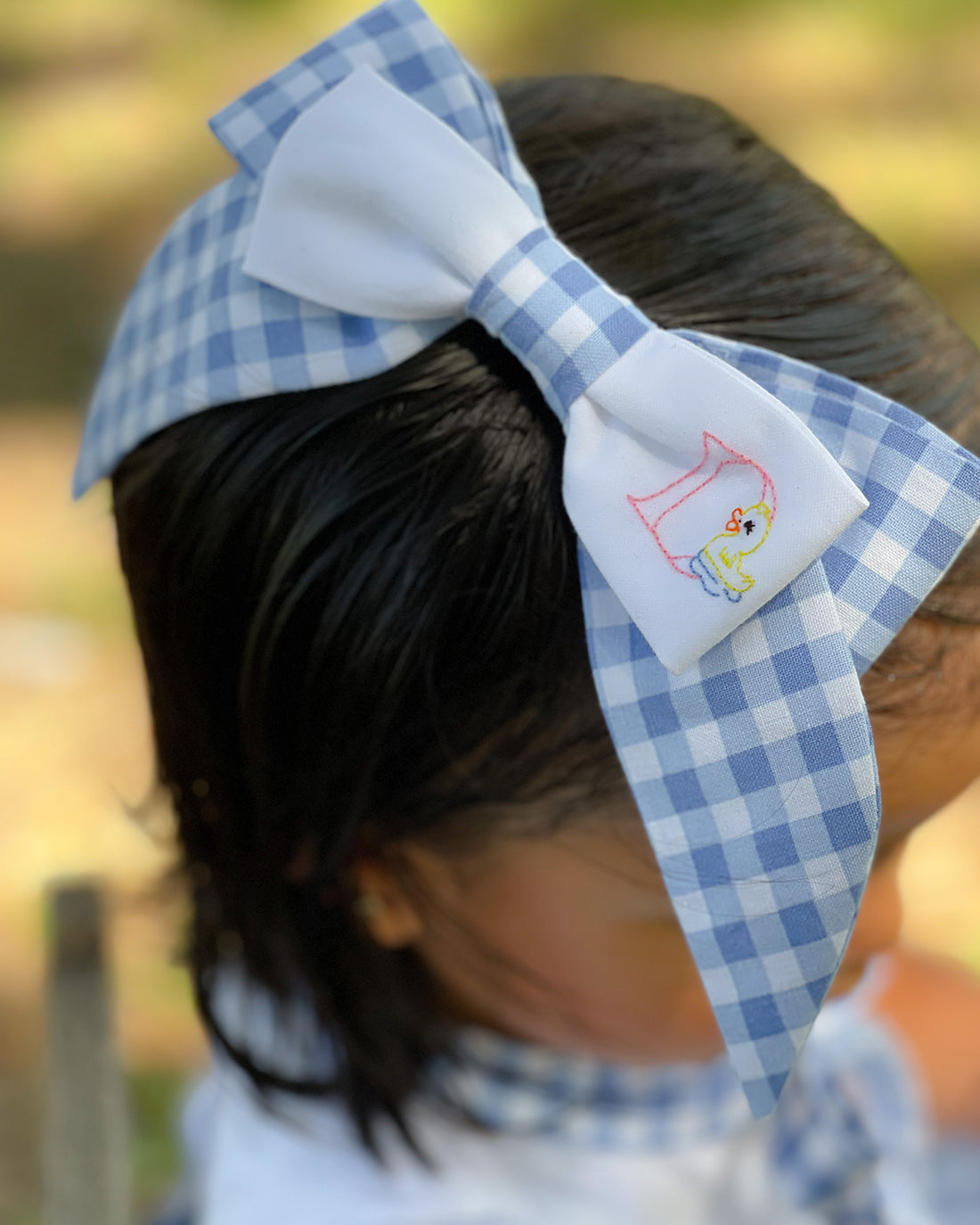 Freesia Double Sailor Hair Bow Sewing Pattern | Sunflower Seams Pattern Company | Digital PDF Sewing Pattern