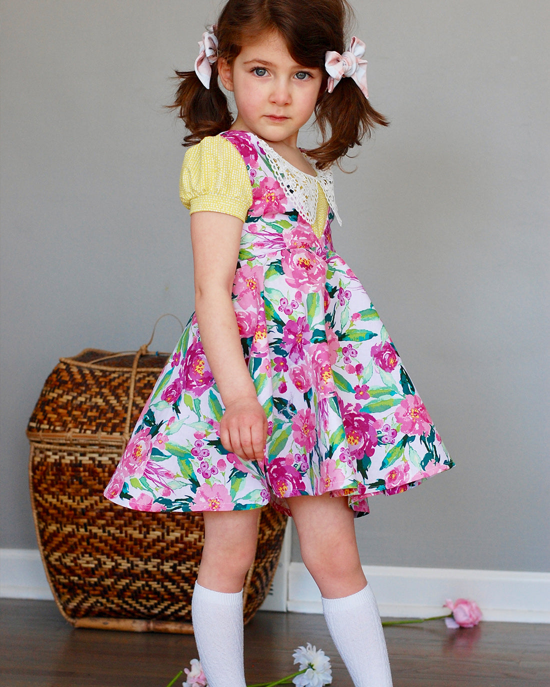 Magnolia Pinafore | Sunflower Seams Pattern Company | Digital PDF Sewing Pattern