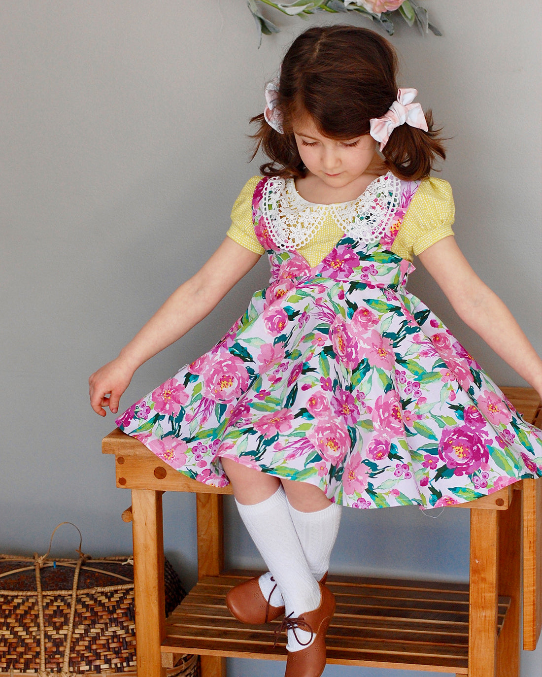 Magnolia Pinafore | Sunflower Seams Pattern Company | Digital PDF Sewing Pattern