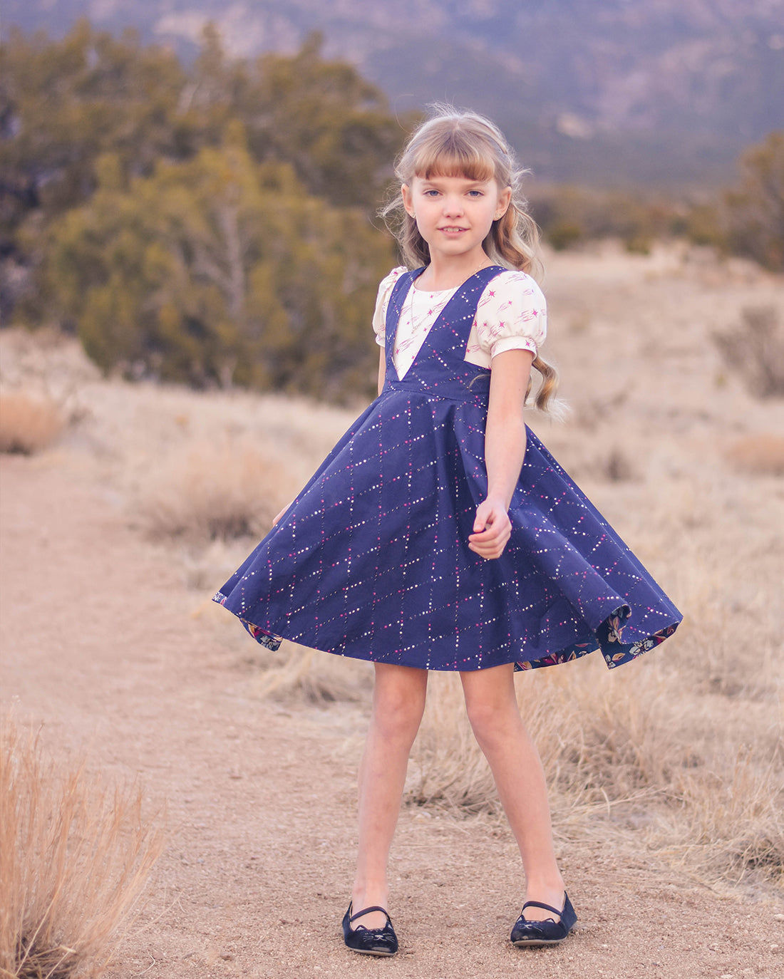 Magnolia Pinafore | Sunflower Seams Pattern Company | Digital PDF Sewing Pattern