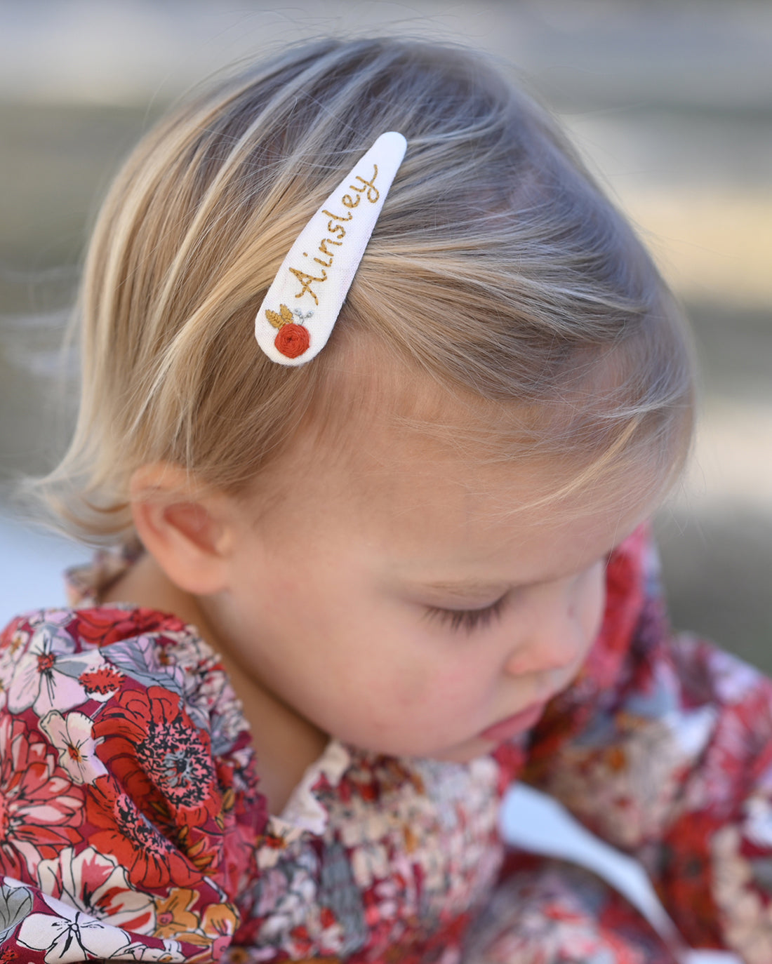 Maple Hair Clip | Sunflower Seams Pattern Company | Digital Sewing Pattern