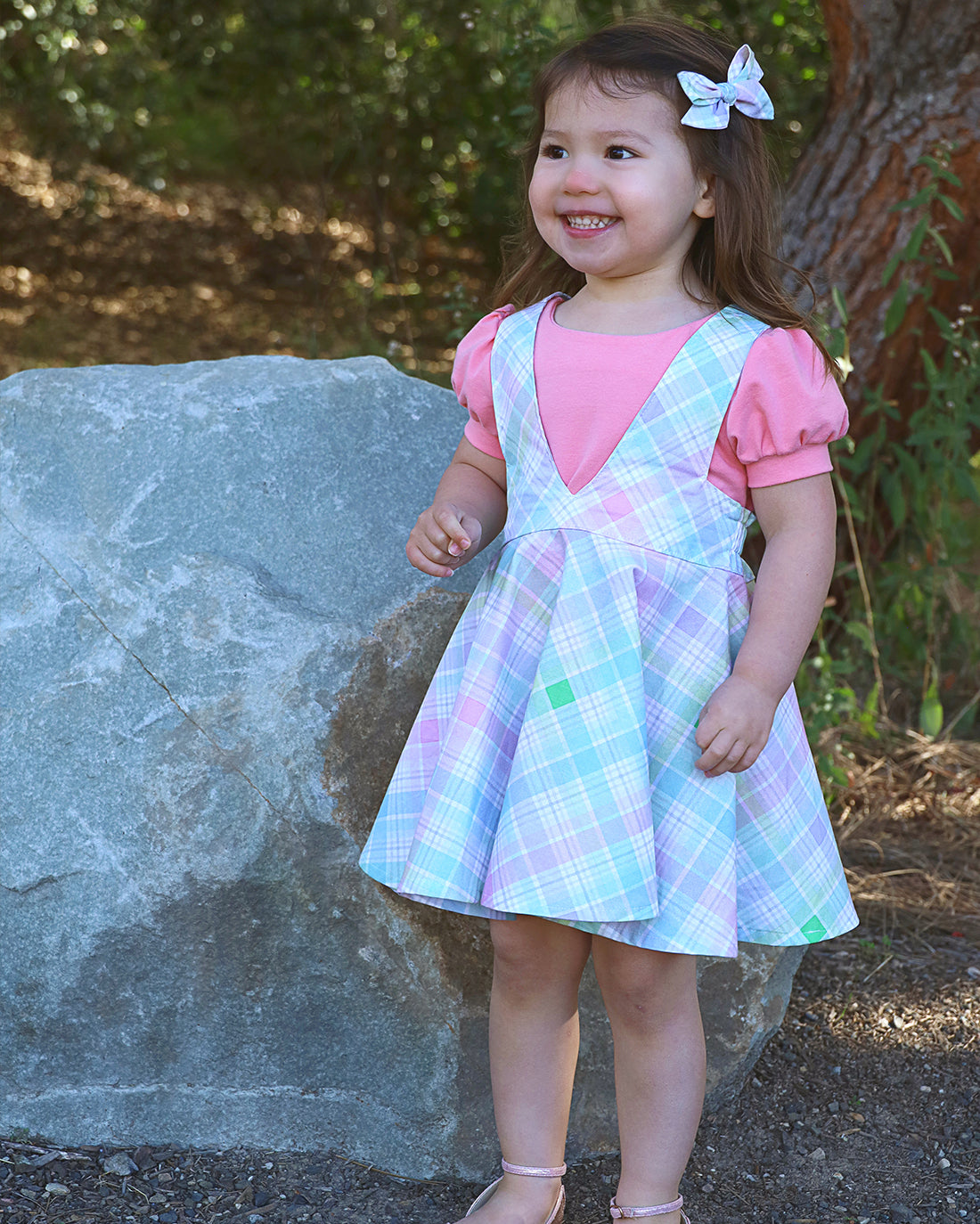 Magnolia Pinafore | Sunflower Seams Pattern Company | Digital PDF Sewing Pattern
