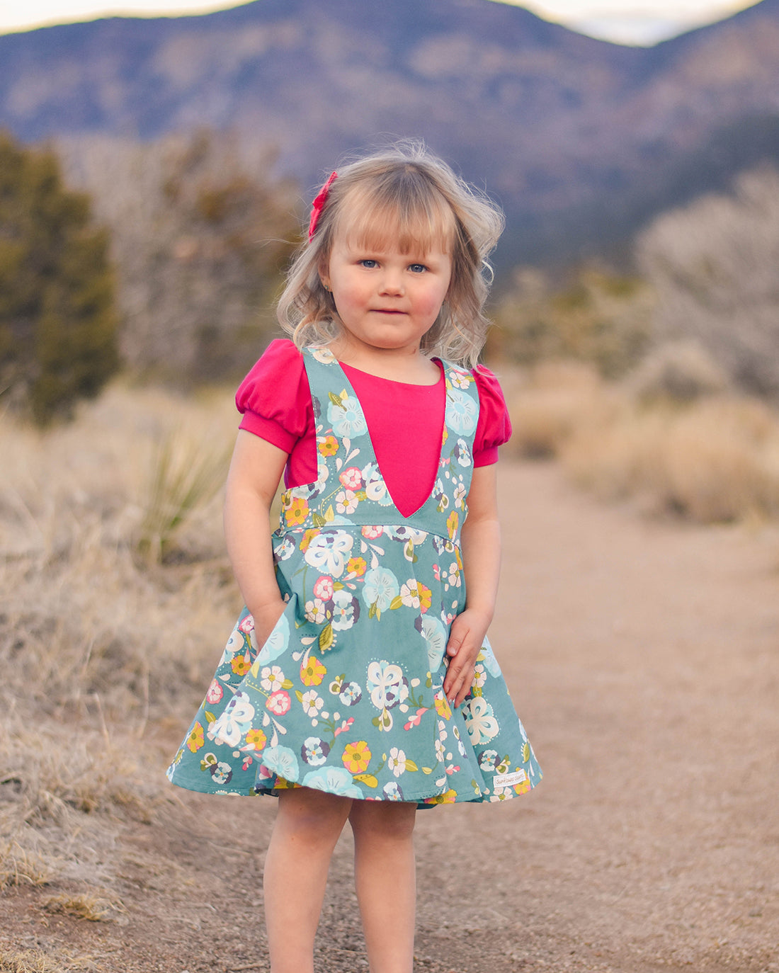 Magnolia Pinafore | Sunflower Seams Pattern Company | Digital PDF Sewing Pattern