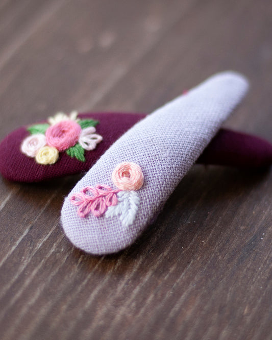 Maple Hair Clip | Sunflower Seams Pattern Company | Digital Sewing Pattern