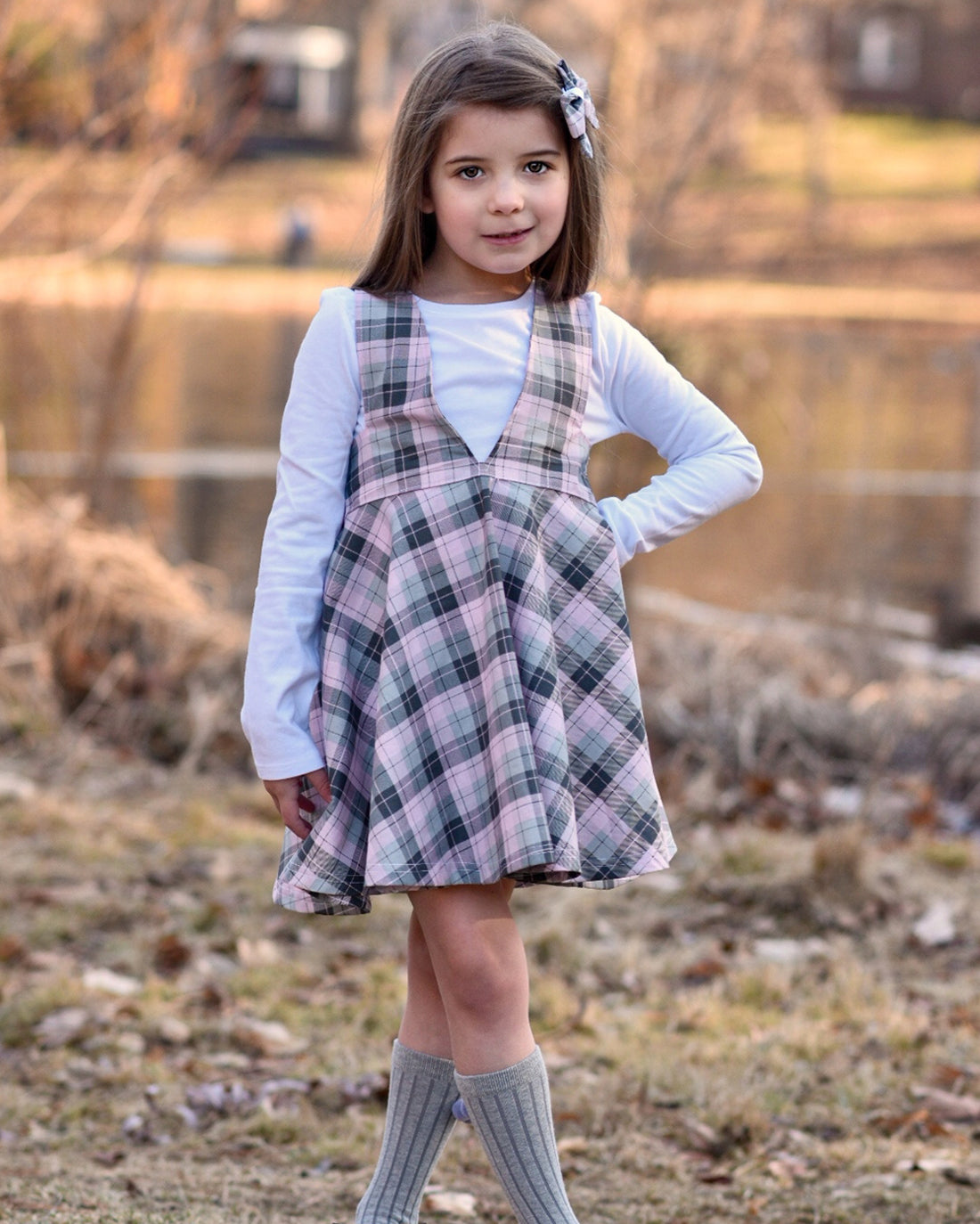 Magnolia Pinafore | Sunflower Seams Pattern Company | Digital PDF Sewing Pattern
