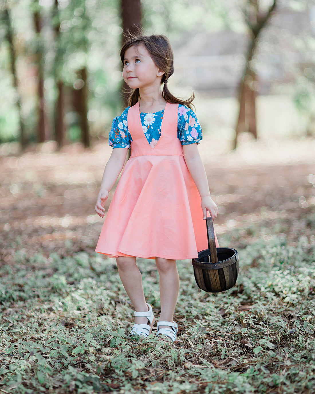 Magnolia Pinafore | Sunflower Seams Pattern Company | Digital PDF Sewing Pattern