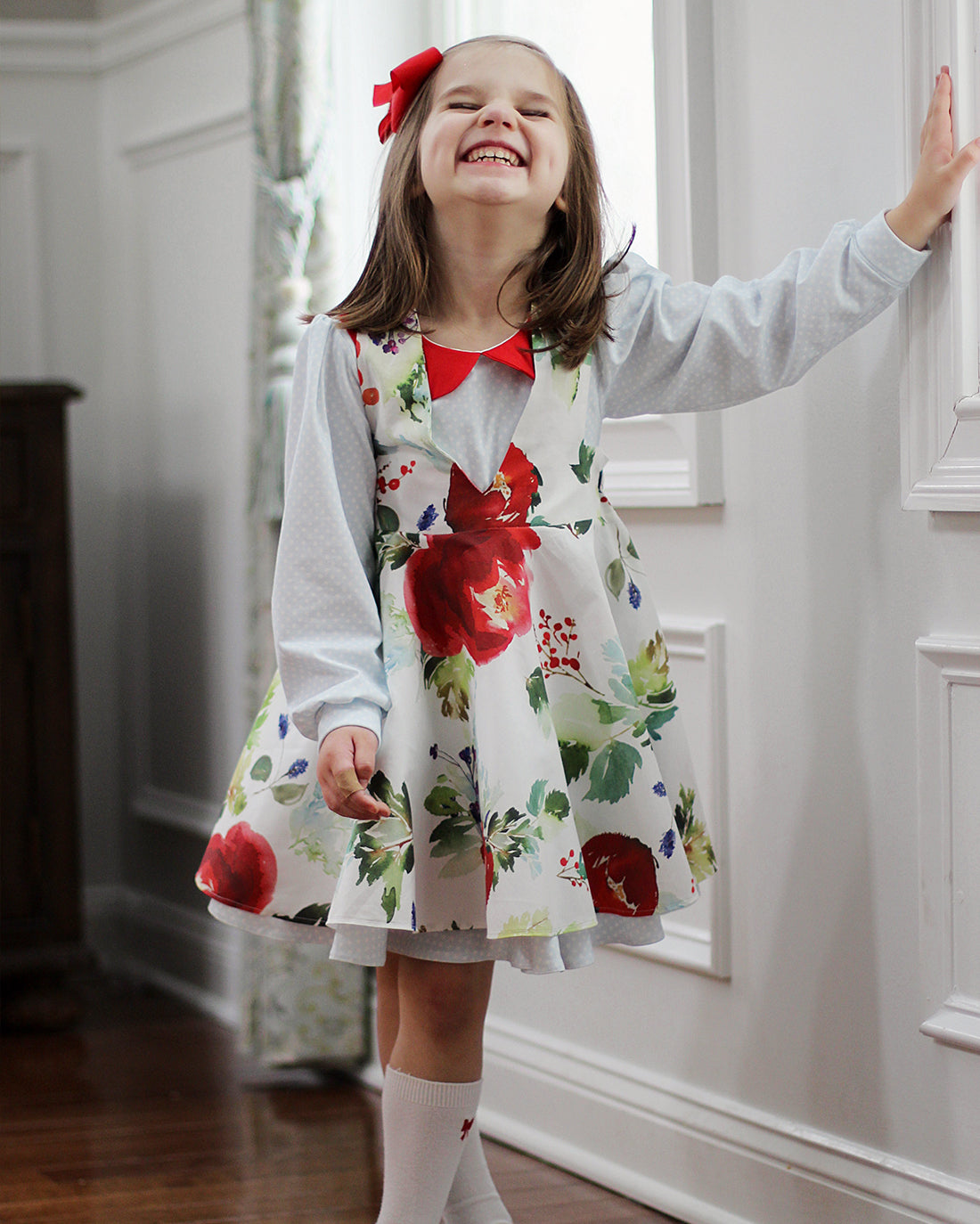 Magnolia Pinafore | Sunflower Seams Pattern Company | Digital PDF Sewing Pattern
