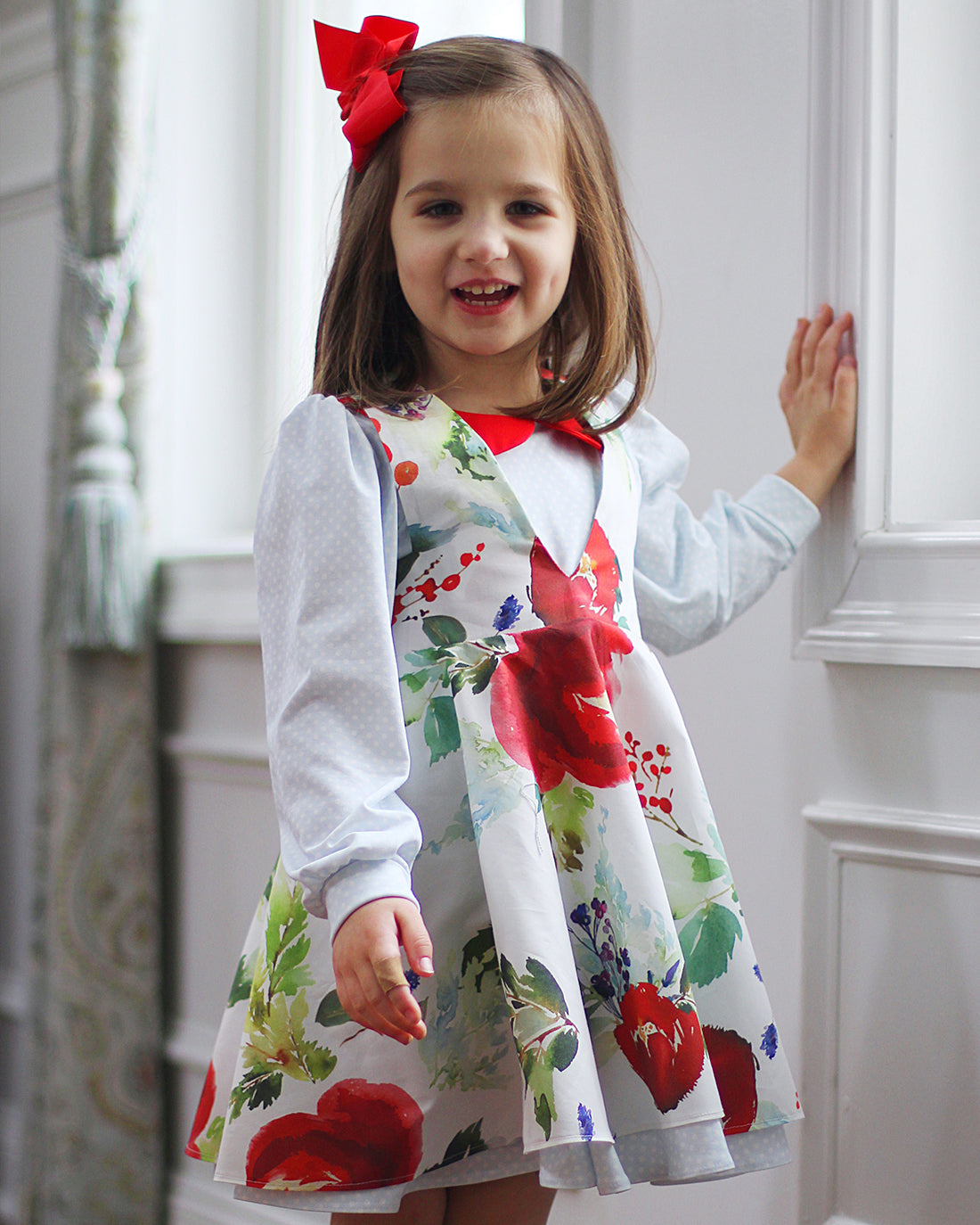 Magnolia Pinafore | Sunflower Seams Pattern Company | Digital PDF Sewing Pattern