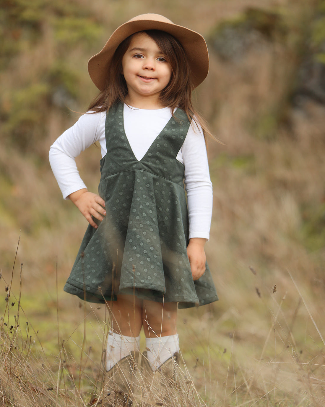 Magnolia Pinafore | Sunflower Seams Pattern Company | Digital PDF Sewing Pattern