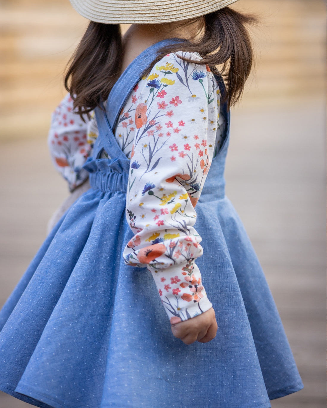 Magnolia Pinafore | Sunflower Seams Pattern Company | Digital PDF Sewing Pattern