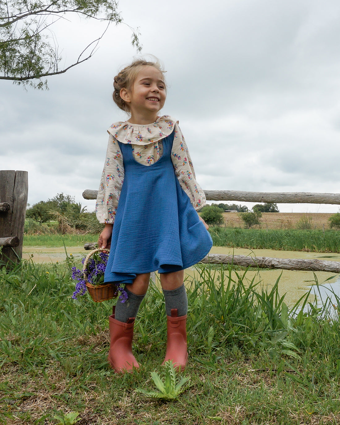 Magnolia Pinafore | Sunflower Seams Pattern Company | Digital PDF Sewing Pattern