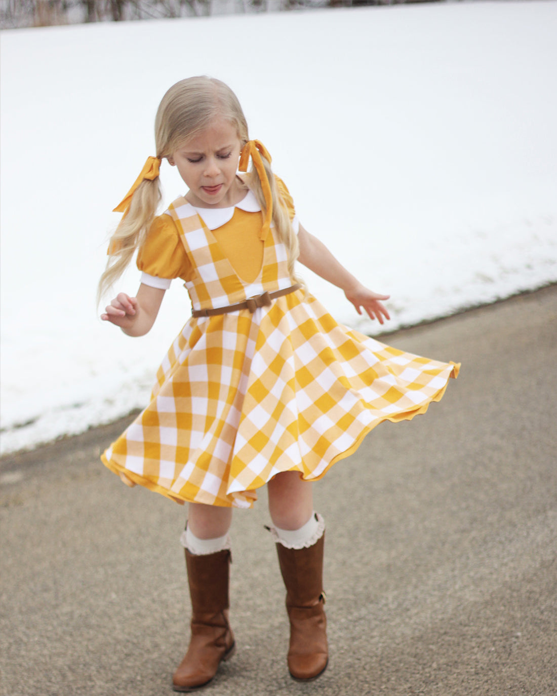 Magnolia Pinafore | Sunflower Seams Pattern Company | Digital PDF Sewing Pattern