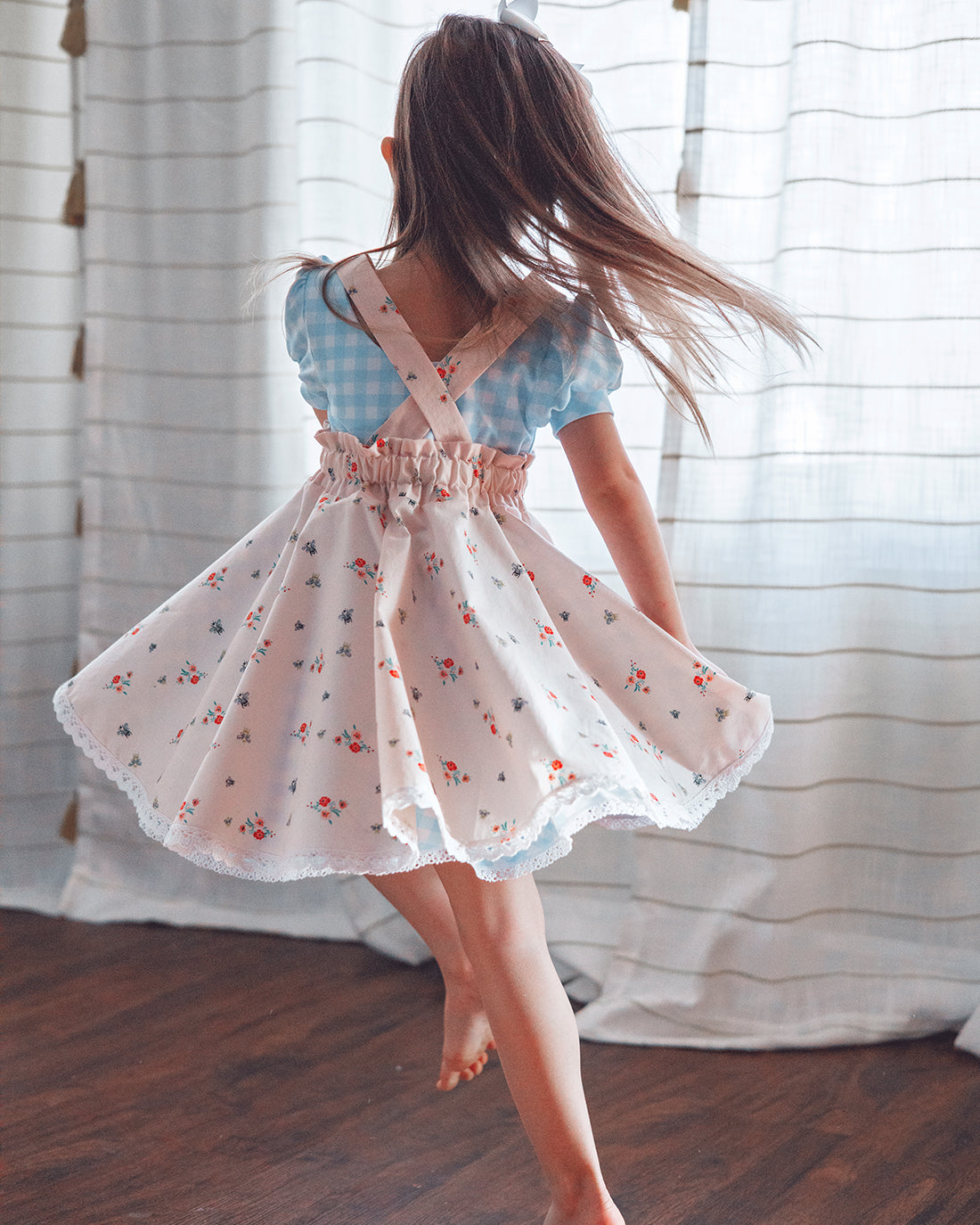 Magnolia Pinafore | Sunflower Seams Pattern Company | Digital PDF Sewing Pattern