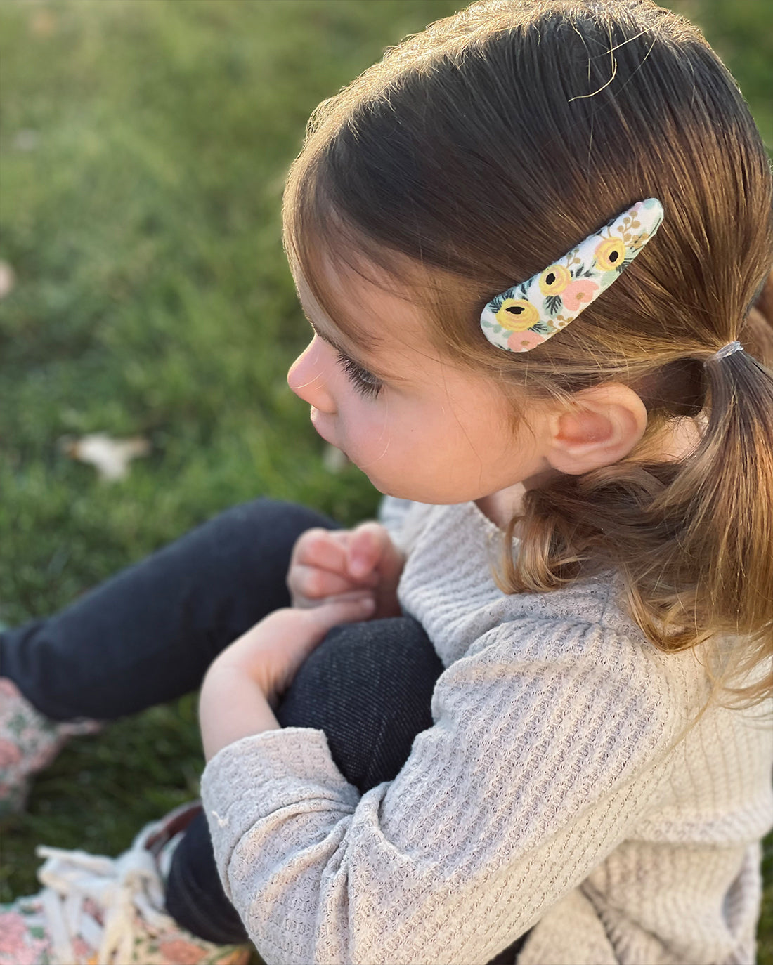 Maple Hair Clip | Sunflower Seams Pattern Company | Digital Sewing Pattern