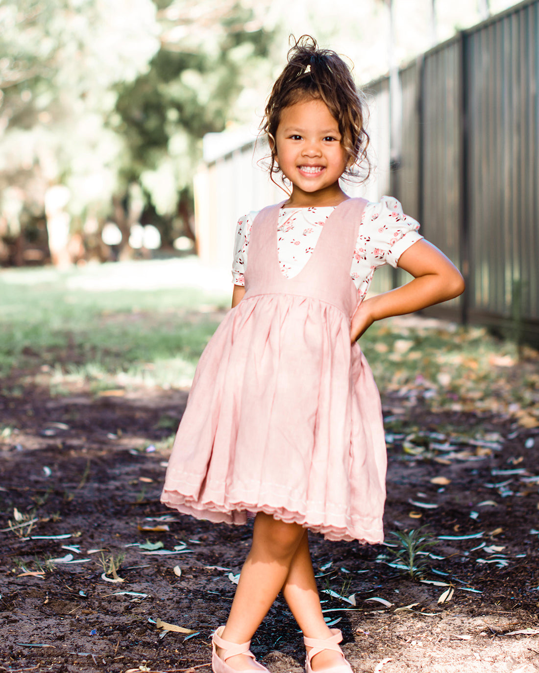 Magnolia Pinafore | Sunflower Seams Pattern Company | Digital PDF Sewing Pattern