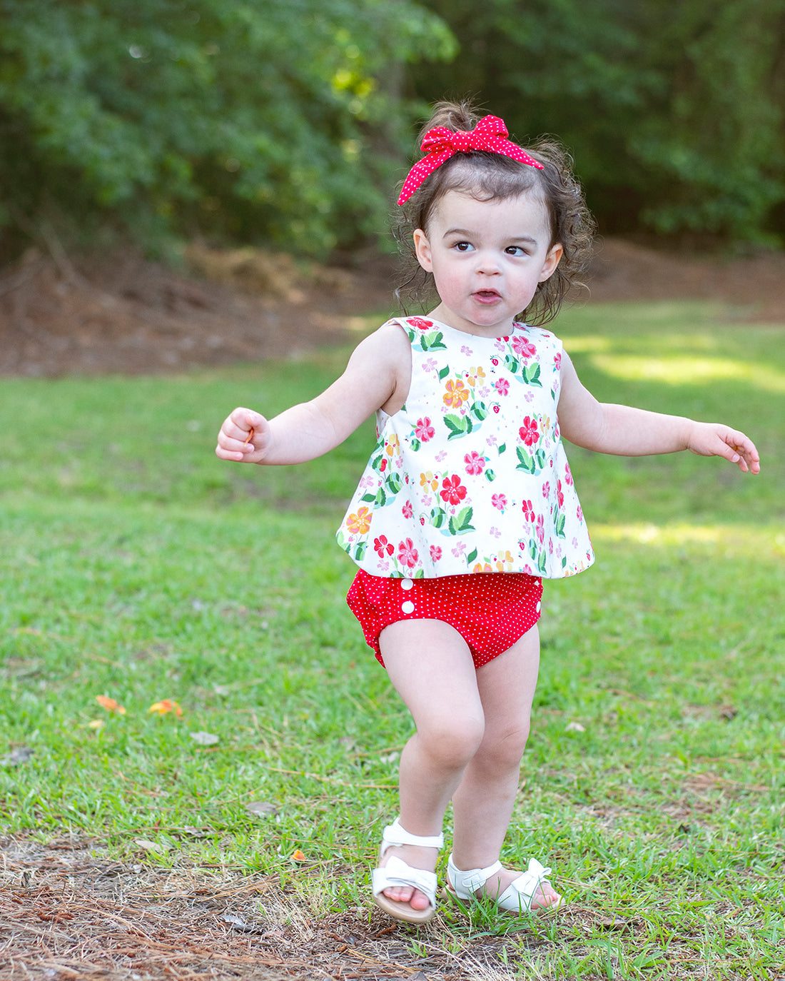 Petunia Top and Bloomer Set | Sunflower Seams Pattern Company | Digital PDF Sewing Pattern