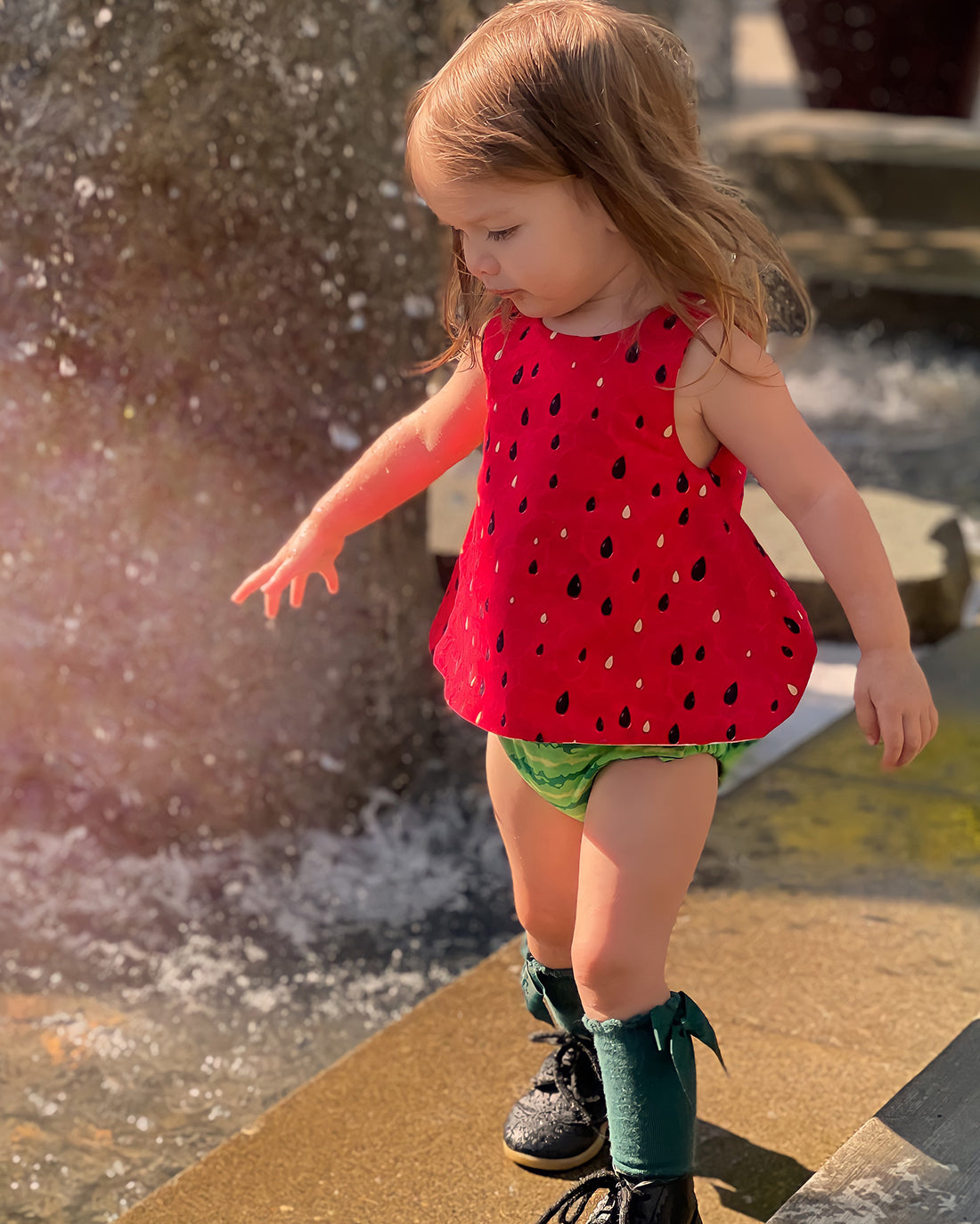 Petunia Top and Bloomer Set | Sunflower Seams Pattern Company | Digital PDF Sewing Pattern