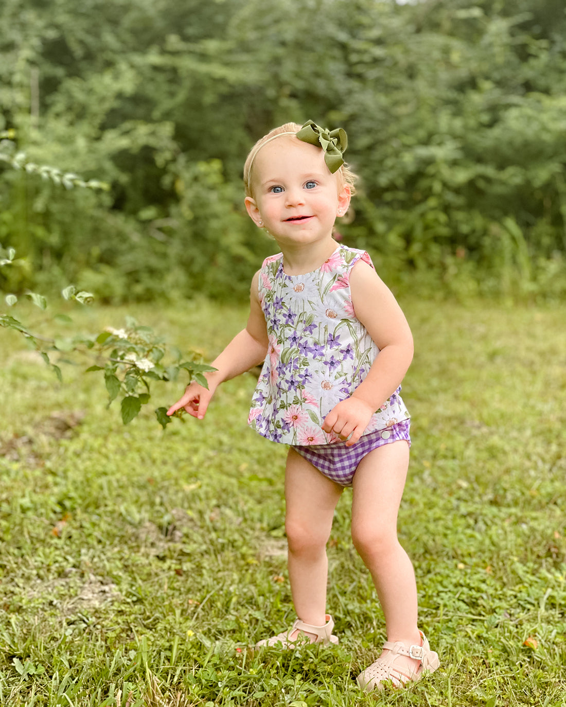 Petunia Top and Bloomer Set | Sunflower Seams Pattern Company | Digital PDF Sewing Pattern