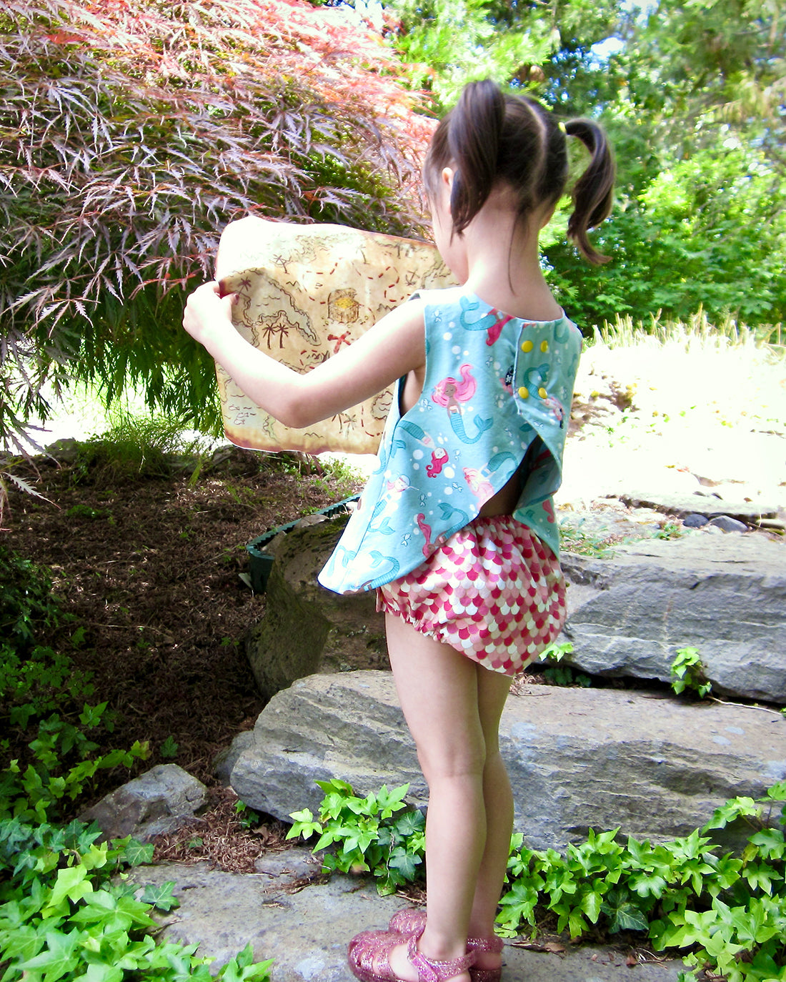 Petunia Top and Bloomer Set | Sunflower Seams Pattern Company | Digital PDF Sewing Pattern