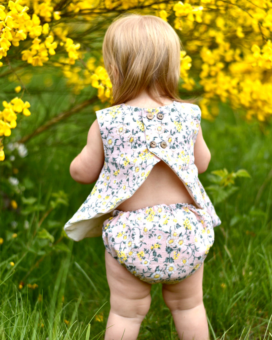 Petunia Top and Bloomer Set | Sunflower Seams Pattern Company | Digital PDF Sewing Pattern