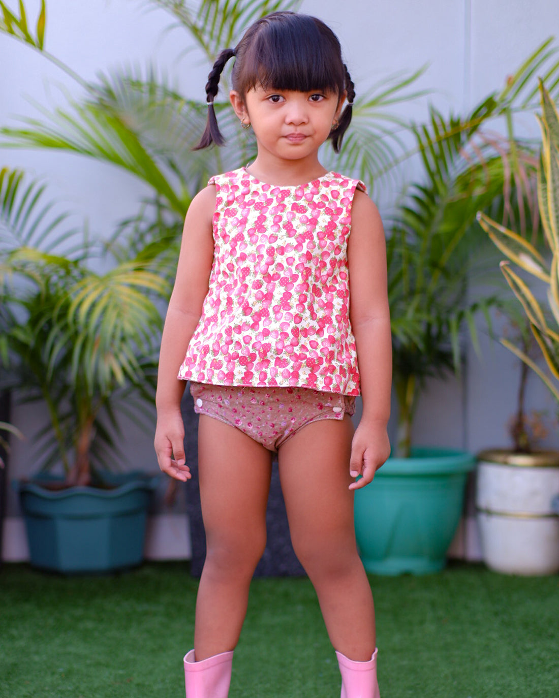 Petunia Top and Bloomer Set | Sunflower Seams Pattern Company | Digital PDF Sewing Pattern