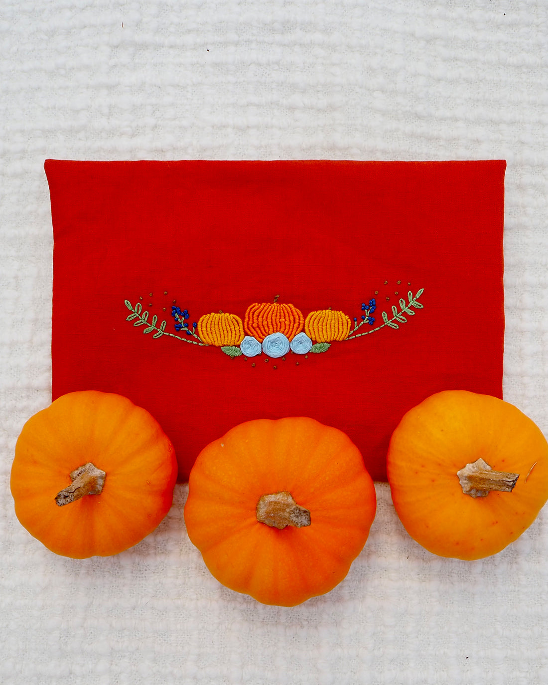 Pumpkin Patch Embroidery Pattern | Sunflower Seams Pattern Company | Digital PDF Embroidery Pattern