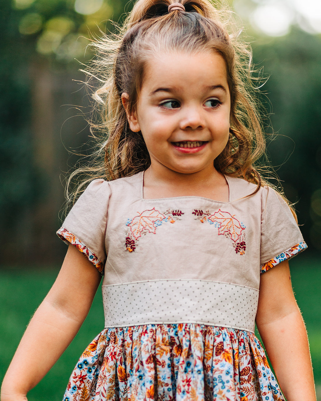 Pumpkin Patch Embroidery Pattern | Sunflower Seams Pattern Company | Digital PDF Embroidery Pattern