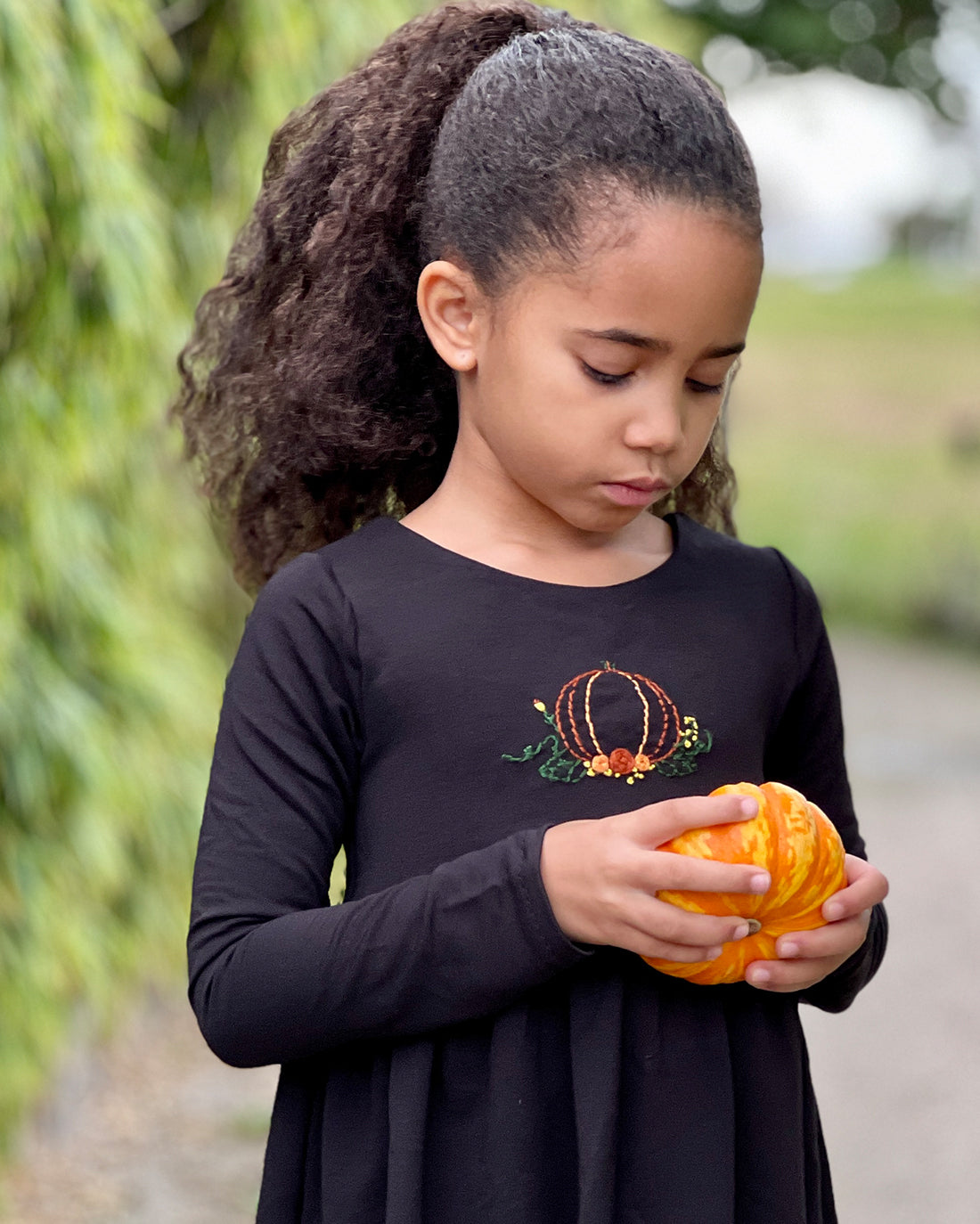 Pumpkin Patch Embroidery Pattern | Sunflower Seams Pattern Company | Digital PDF Embroidery Pattern