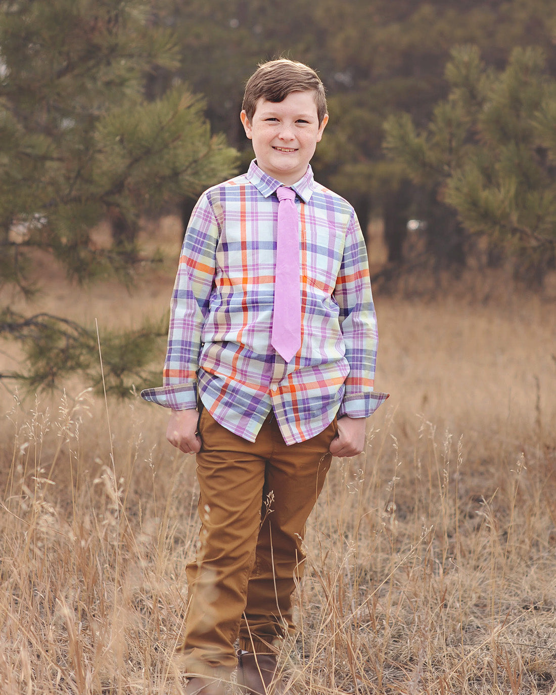 Thistle Necktie | Sunflower Seams Pattern Company | Digital PDF Sewing Pattern