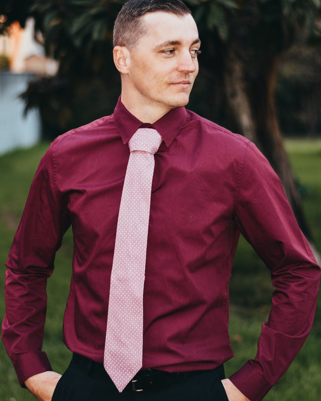 Thistle Necktie | Sunflower Seams Pattern Company | Digital PDF Sewing Pattern