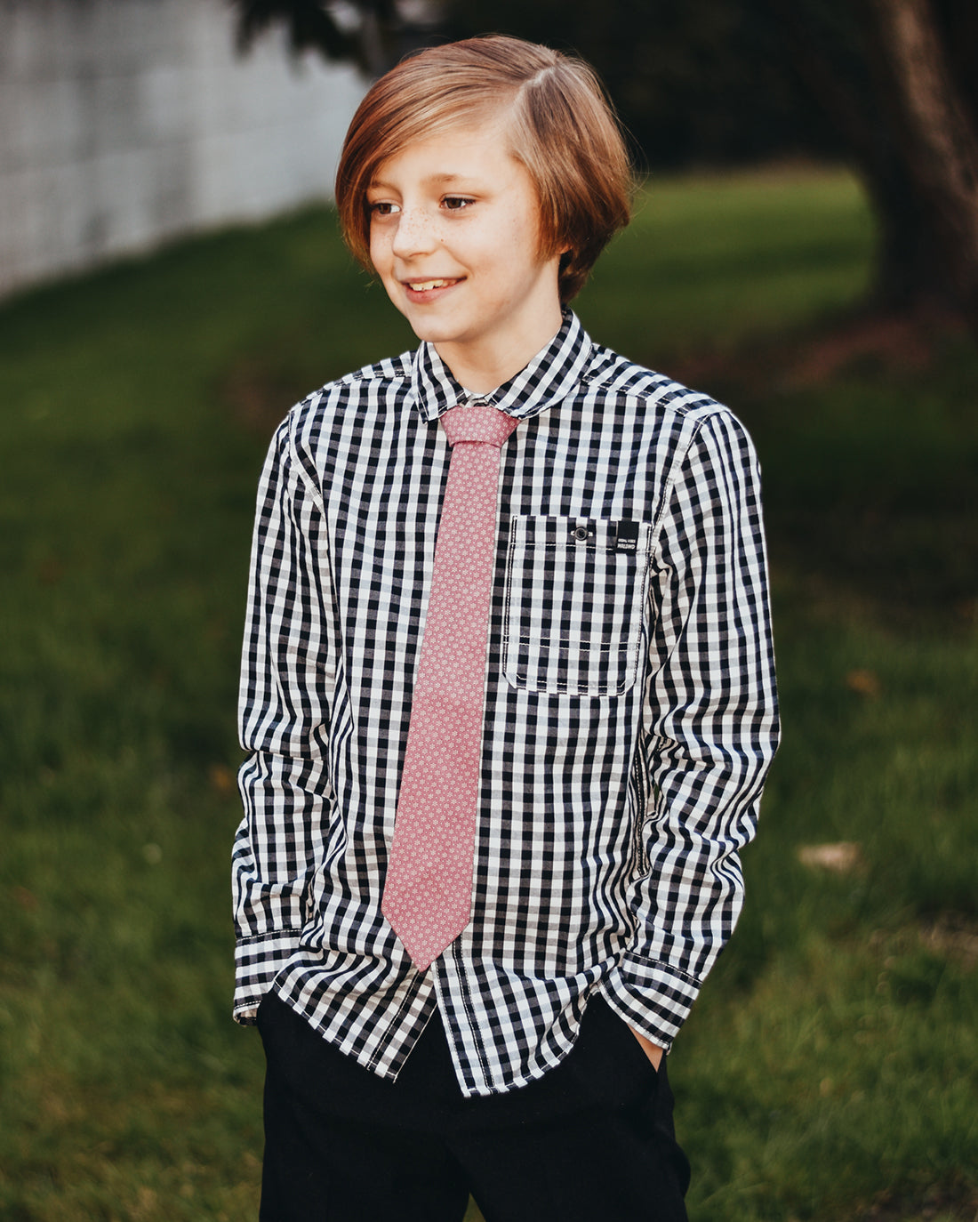 Thistle Necktie | Sunflower Seams Pattern Company | Digital PDF Sewing Pattern