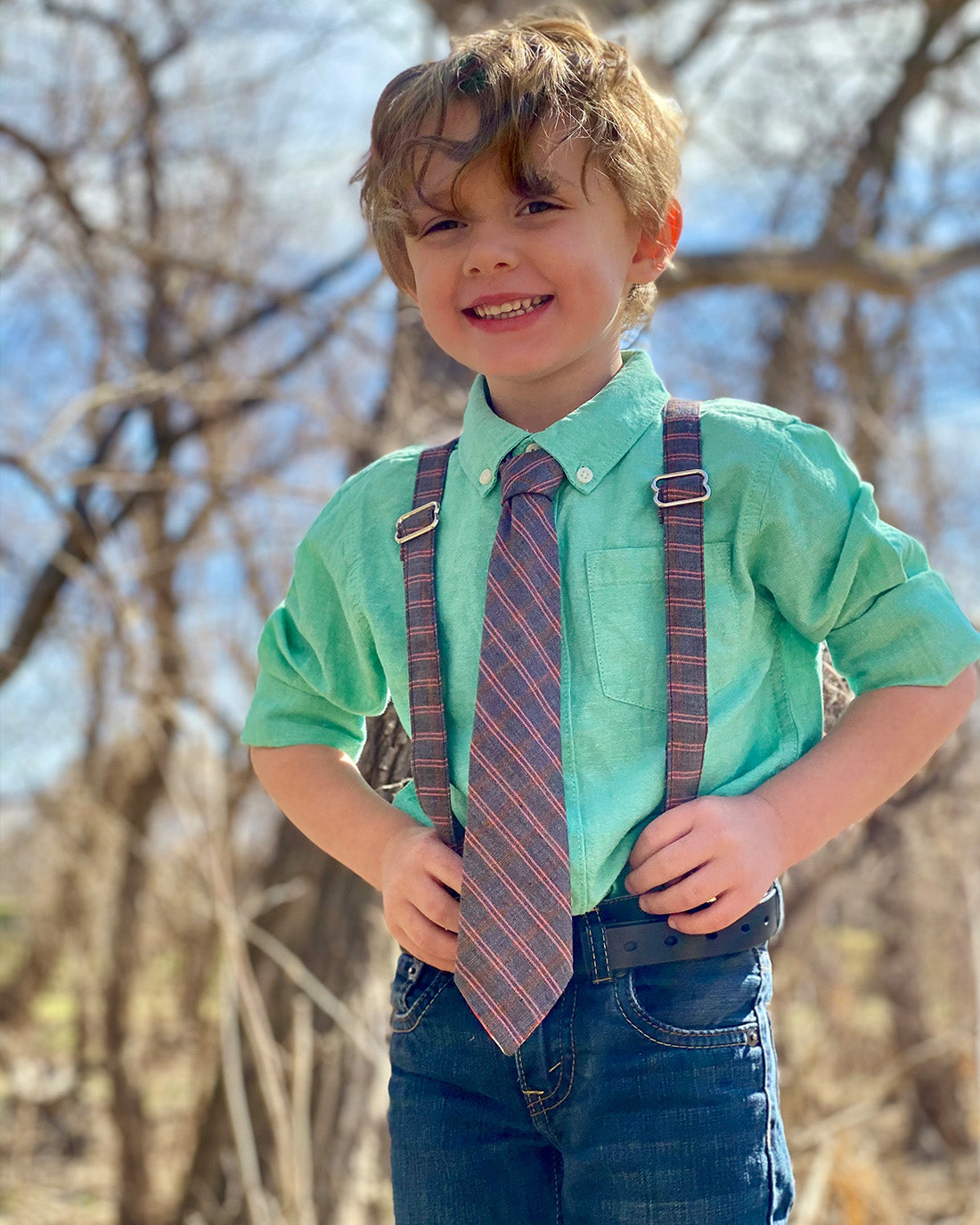 Thistle Necktie | Sunflower Seams Pattern Company | Digital PDF Sewing Pattern