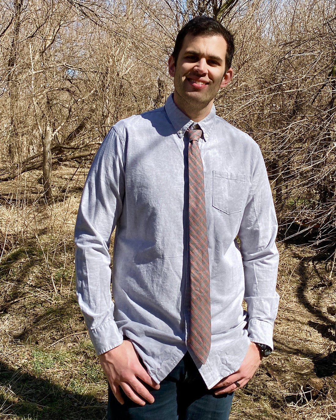 Thistle Necktie | Sunflower Seams Pattern Company | Digital PDF Sewing Pattern