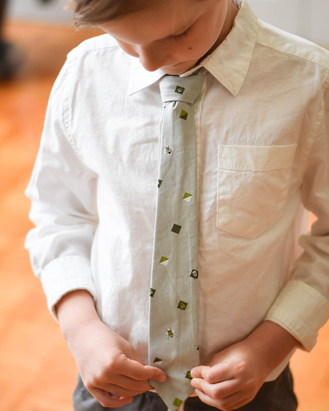 Thistle Necktie | Sunflower Seams Pattern Company | Digital PDF Sewing Pattern