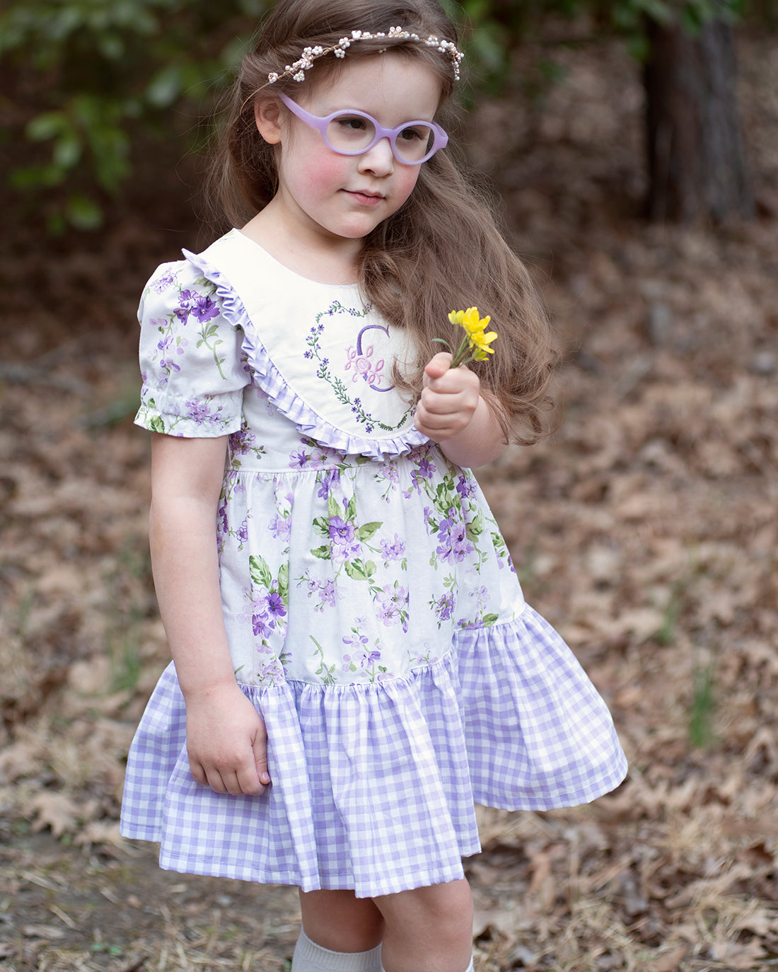Violet Dress and Bubble | Sunflower Seams Pattern Company | Digital PDF Sewing Pattern