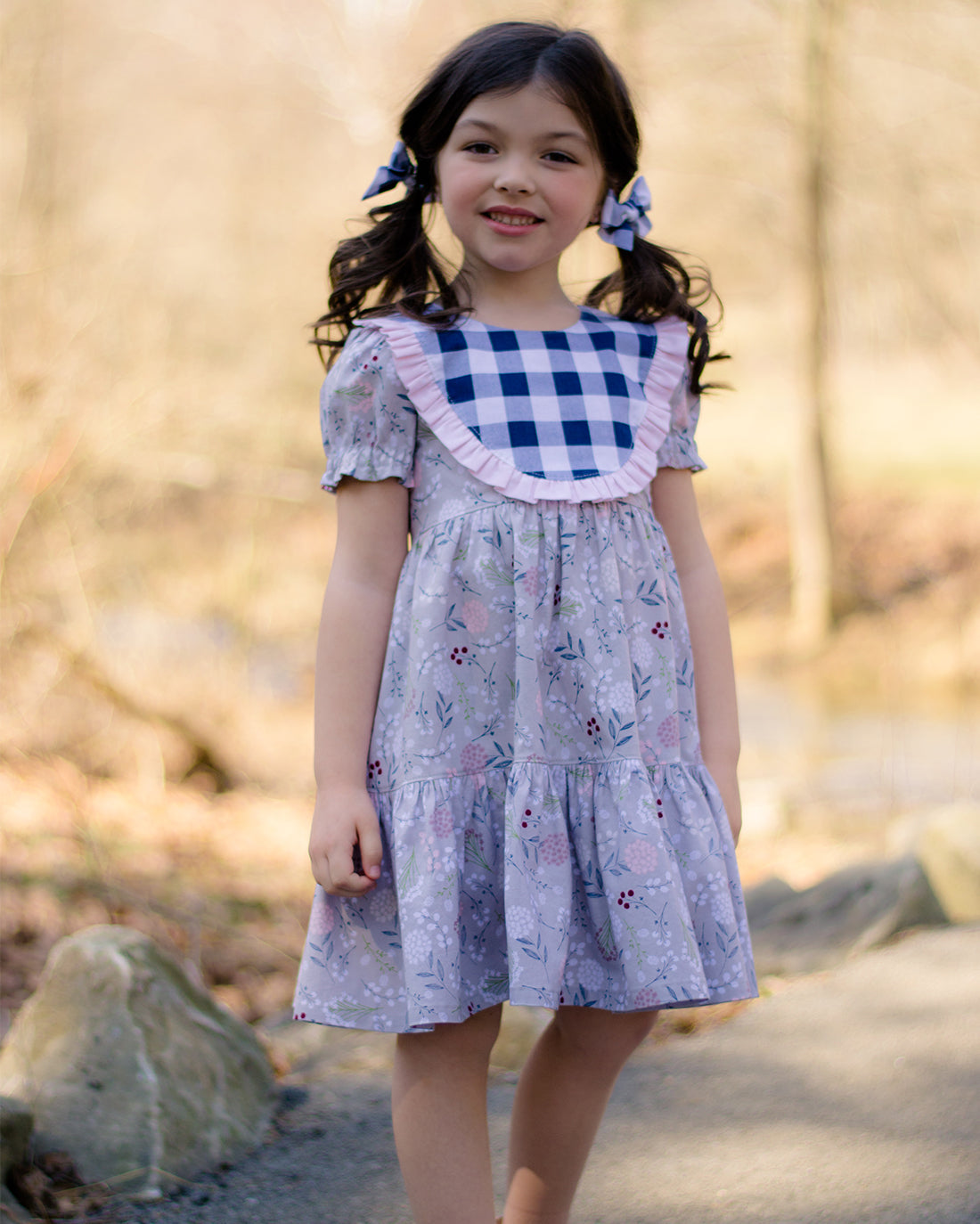 Violet Dress and Bubble | Sunflower Seams Pattern Company | Digital PDF Sewing Pattern