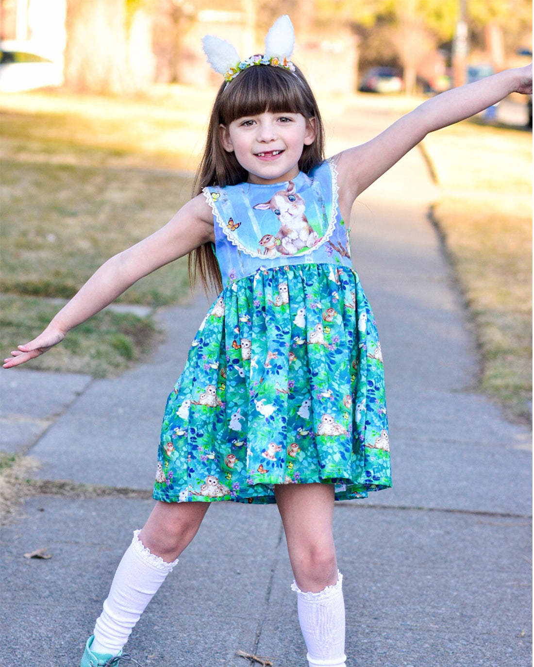 Violet Dress and Bubble | Sunflower Seams Pattern Company | Digital PDF Sewing Pattern