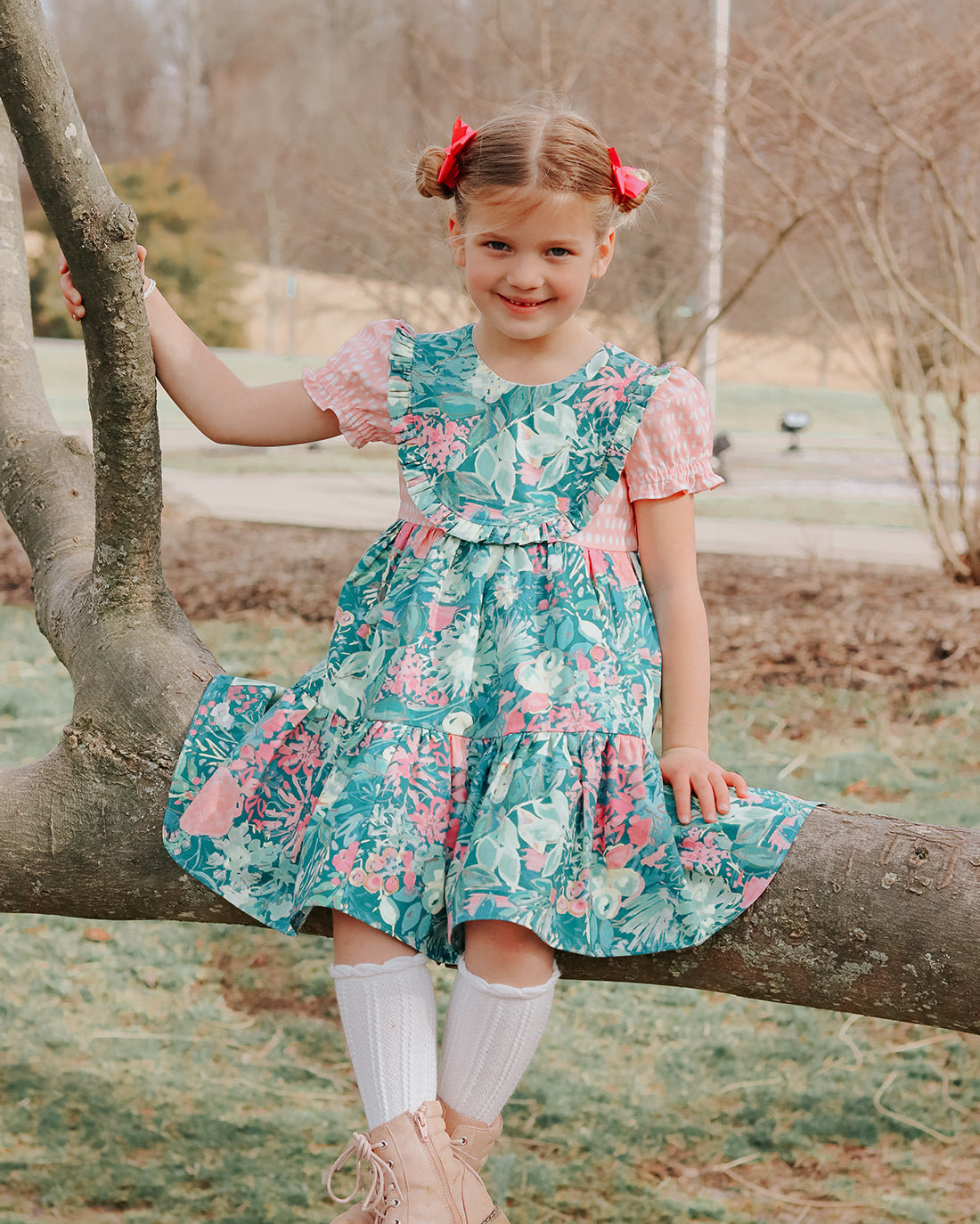 Violet Dress and Bubble | Sunflower Seams Pattern Company | Digital PDF Sewing Pattern