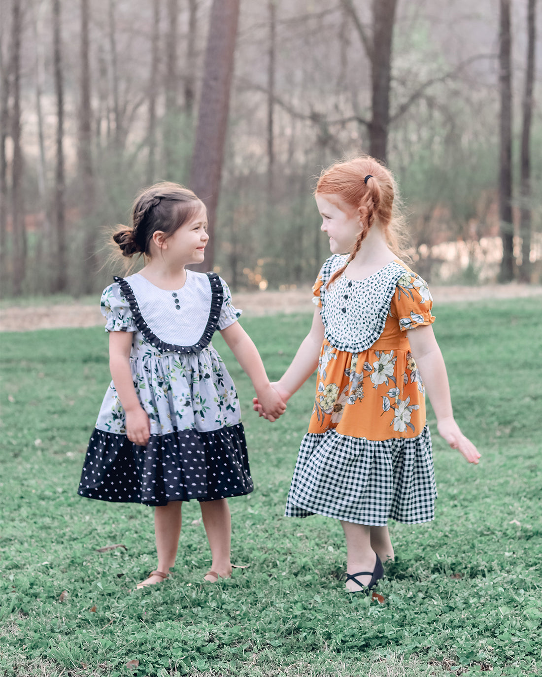 Violet Dress and Bubble | Sunflower Seams Pattern Company | Digital PDF Sewing Pattern