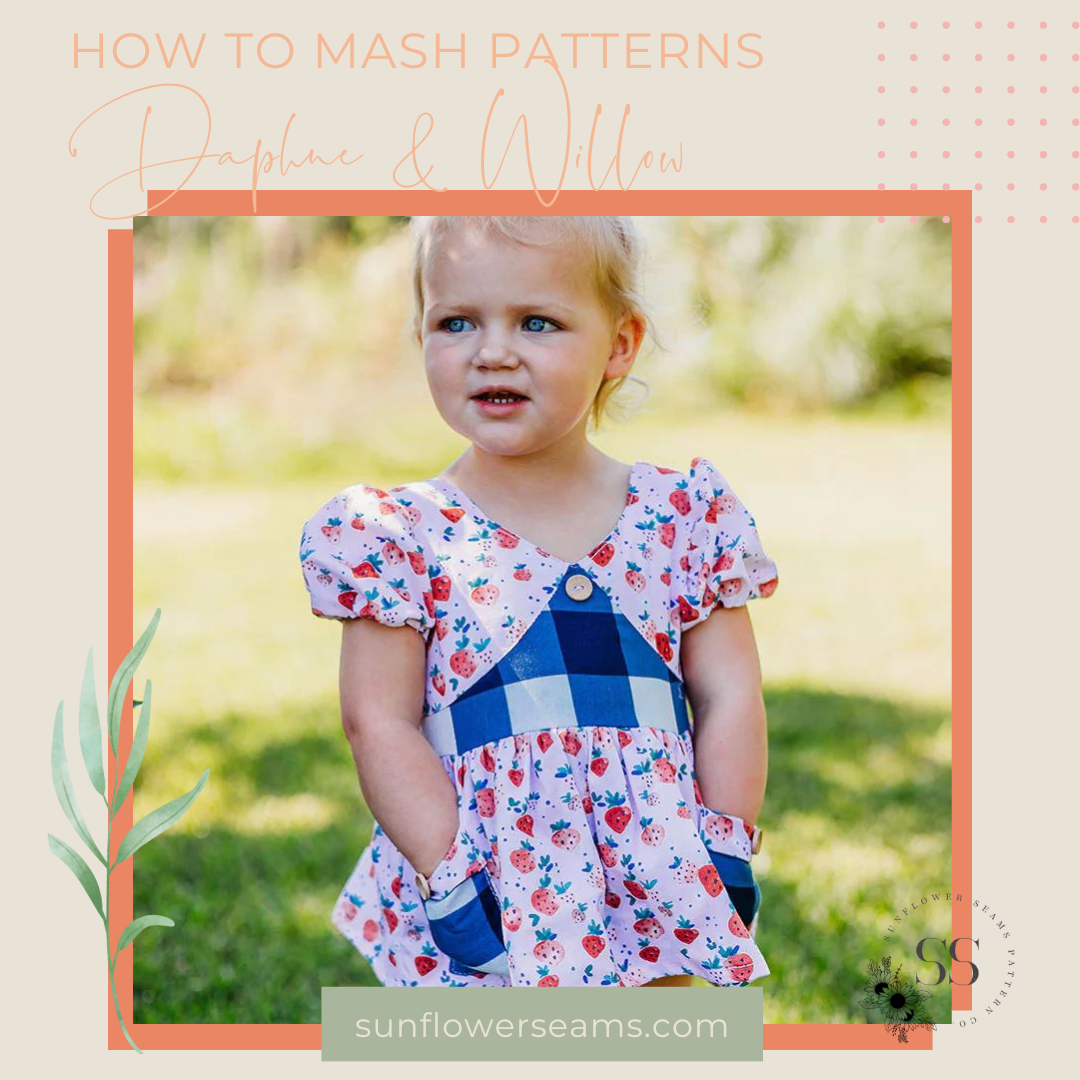How to Mash Daphne & Willow to Create an Adorable Romper {A Tutorial}