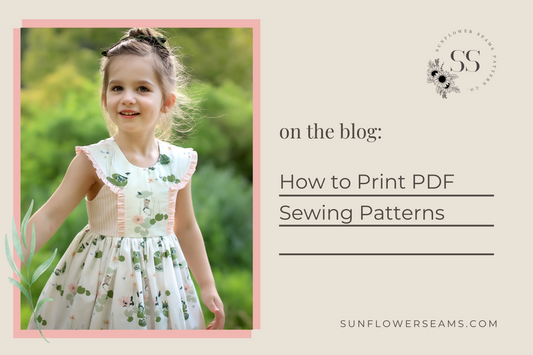 How to Print PDF Sewing Patterns