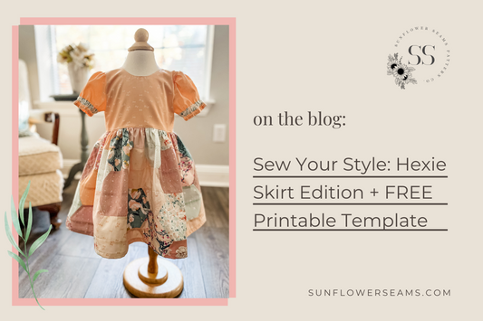 Sew Your Style: Hexie Skirt Edition + FREE Printable Template