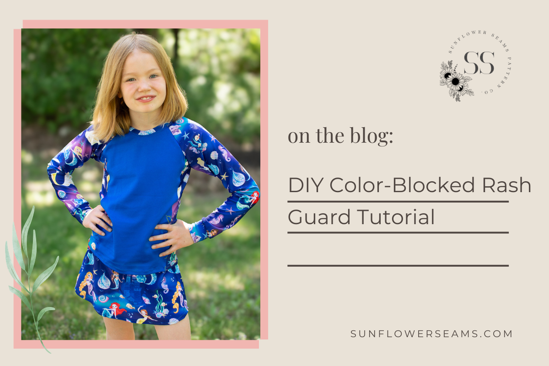 DIY Color-Blocked Rash Guard Tutorial