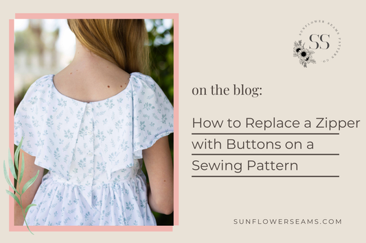 How to Replace a Zipper with Buttons on a Sewing Pattern