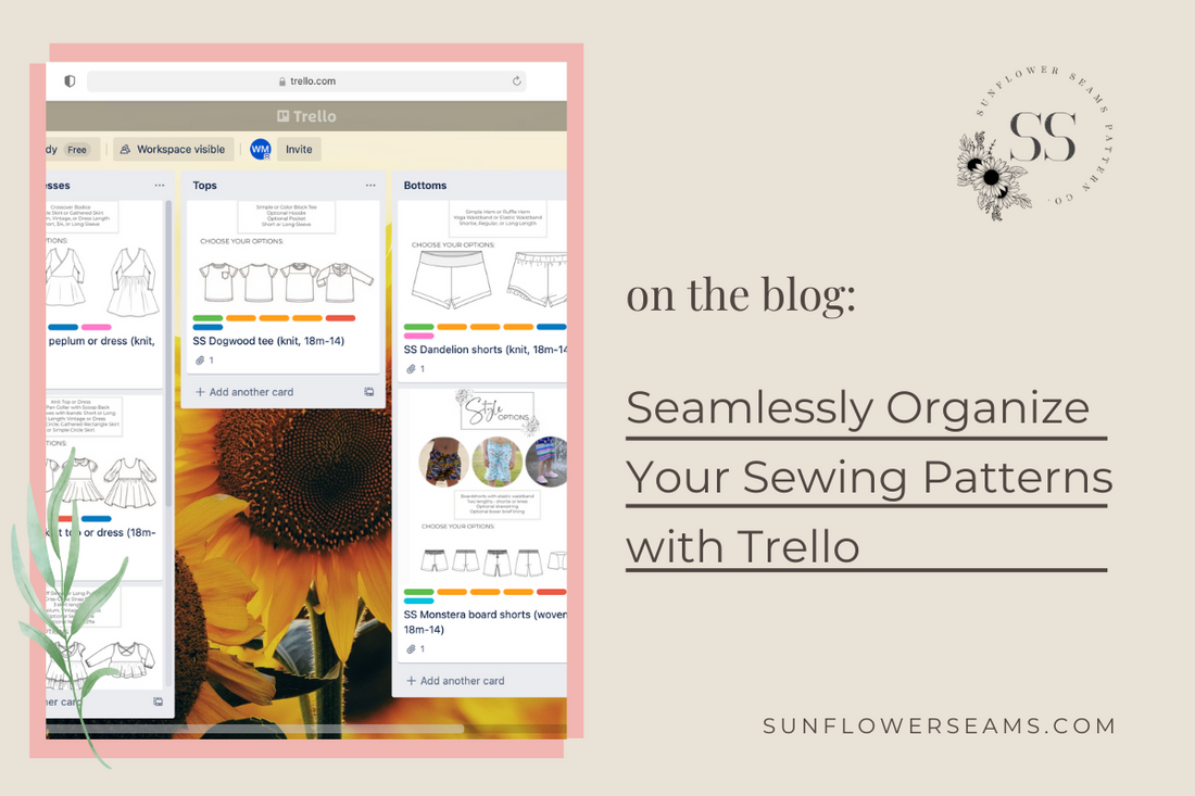 Organizing your Sewing Patterns