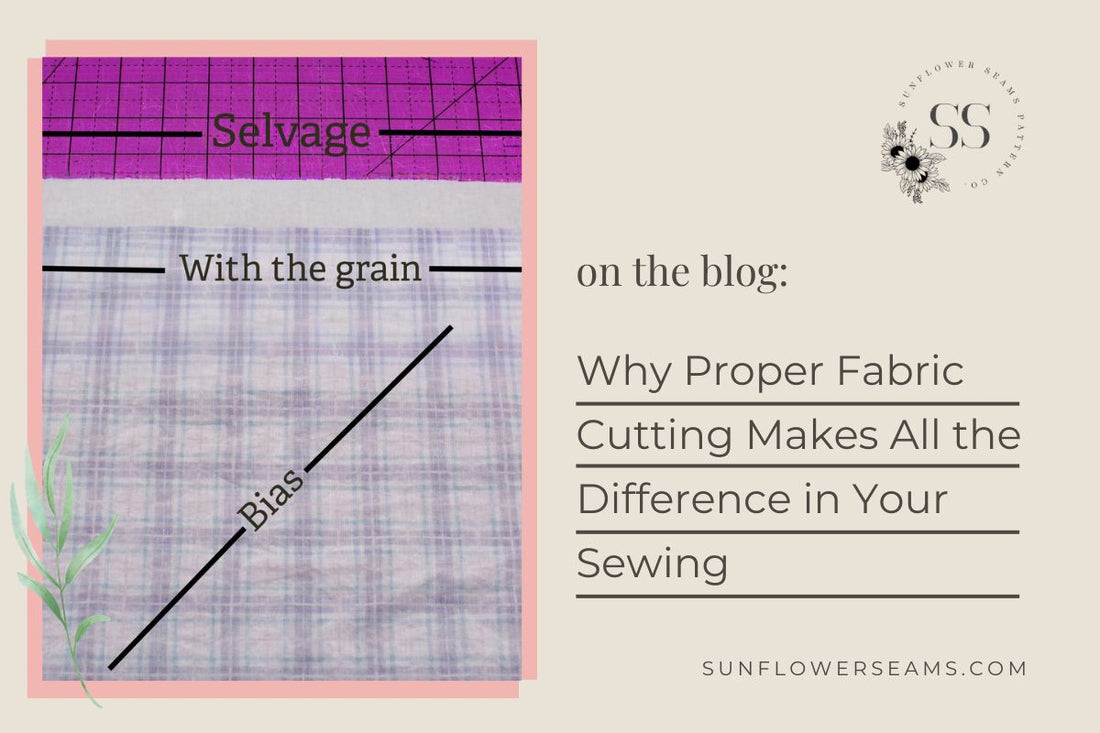 Cutting Fabric the Right Way: A Beginner-Friendly Guide to Grainline, Bias, and More
