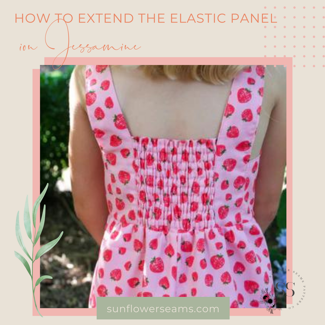 How to Extend the Elastic Panel on Jessamine and remove the tie back {A Tutorial}